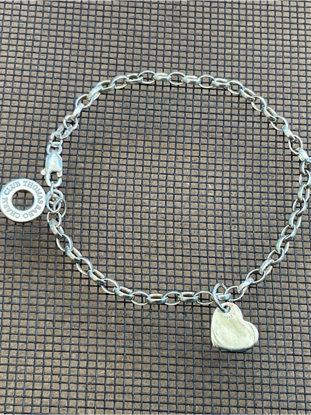 Thomas Sabo Charm Club 925 Sterling Silver Bracelet Germany Designer 17cm/7”